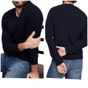 Banana Republic Men’s Merino Extra Fine Wool thermal knit sweater size Small